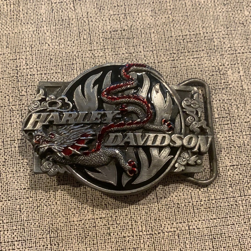 Vintage Harley Davison belt buckle 1989